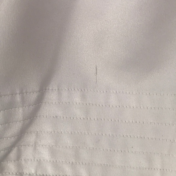 Anthropologie cream satin skirt size 0 - Picture 6 of 8